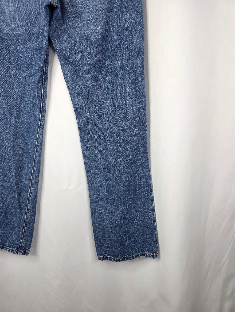 Garage Denim Juniors Size 3 90s Straight Jeans Washed Charlie Blue Mid Cotton - Picture 13 of 15